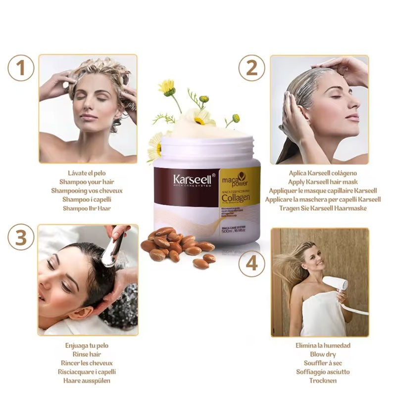 Mascarilla Capilar Karseell Collagen