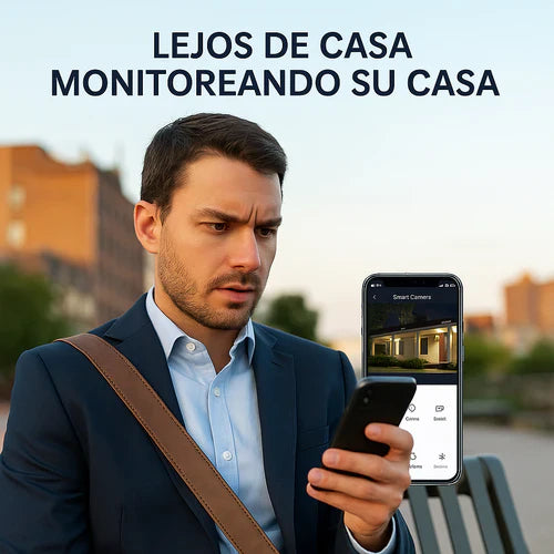 FOCO CAMARA DE SEGURIDAD 360° FULL HD VISION NOCTURNA