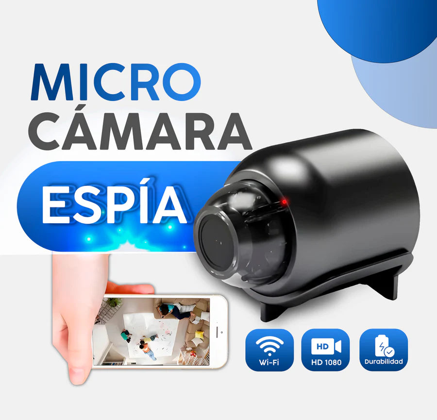 Mini Cámara de Seguridad Inalámbrica con Visión Nocturna