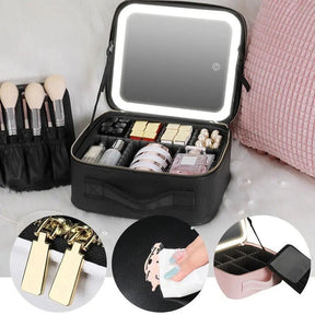 LumiCase - Cosmetiquera profesional con espejo led 💖